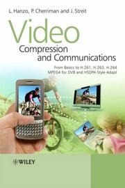 Cover of: Video compression and communications by Lajos Hanzo, Peter Cherriman, Jurgen Streit