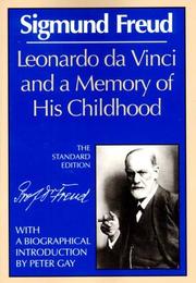 Cover of: Leonardo Da Vinci and a Memory of His Childhood (Freud, Sigmund, Works.) by Sigmund Freud