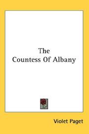 Cover of: The Countess of Albany by Vernon Lee