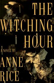 anne rice the witching hour series