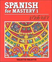 Spanish for mastery by Jean-Paul Valette