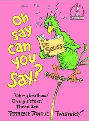 Cover of: Oh, Say Can You Say? (Beginner Books(R)) by Dr. Seuss