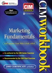 Cover of: Marketing fundamentals by Geoff Lancaster, Ruth Ashford, Frank Withey