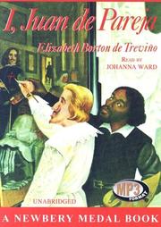 I, Juan de Pareja by Elizabeth Borton De Trevino