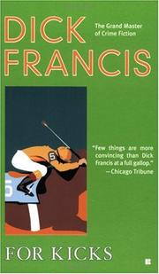 Dick francis poster dust jacket