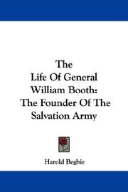 Cover of: Life of William Booth by Harold Begbie