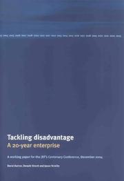 Cover of: Tackling Disadvantage by Donald Hirsch, David Darton, Jason Strelitz