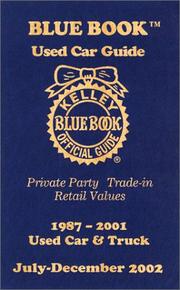 Kelley Blue Book Used Car Guide | Open Library