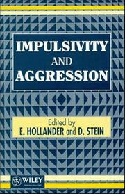 Cover of: Impulsivity and aggression by Eric Hollander, Dan J. Stein