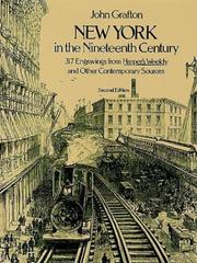 Cover of: New York in the nineteenth century by John Grafton