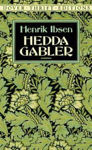 Hedda Gabler Open Library