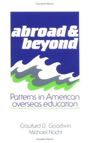 Abroad and beyond nach Craufurd D. W. Goodwin