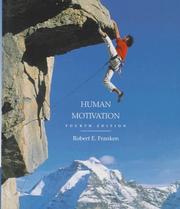 Human motivation by Robert E. Franken