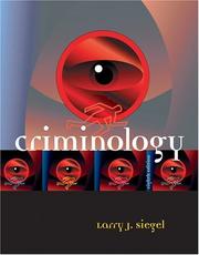 Criminology by Larry J. Siegel