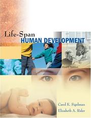 Life-span human development by Carol K. Sigelman