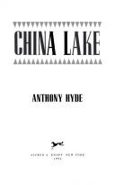 Cover of: China Lake by Hyde, Anthony