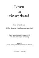 Cover of: Leven in zinsverband by Guillaume van der Graft, Besten, Ad den