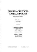 Cover of: Pharmaceutical dosage forms--disperse systems by Martin M. Rieger, Gilbert S. Banker