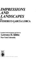 Impressions and landscapes by Federico García Lorca