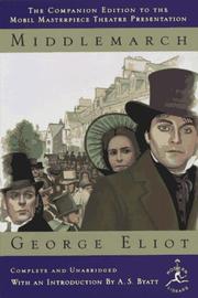 Cover of: Middlemarch by George Eliot