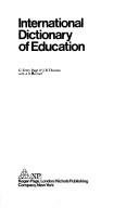 educational thoughts International dictionary of education by G. Terry Page