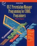 Cover of: OS/2 Presentation Manager Programming for COBOL Programmers, Rev.Ed by Robert B. Chapman