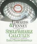 Single-variable calculus by C. H. Edwards, C. Henry Edwards, David E. Penney