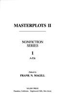 Masterplots 2 by Frank N. Magill