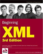 Beginning XML by Hunter, David