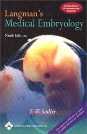 Cover of: Langman's Medical Embryology by Thomas W. Sadler