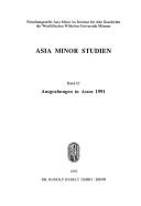 Cover of: Ausgrabungen in Assos 1991 by Ümit Serdaroğlu, Reinhard Stupperich