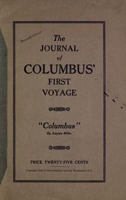 christopher columbus diary first voyage