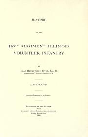 History Of The 115th Regiment Illinois Volunteer Infantry