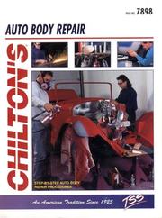Cover of: Chilton's auto body repair by Thomas A. Mellon
