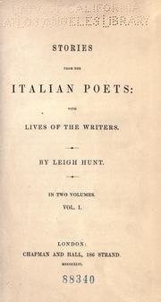 Stories from the Italian poets | Open Library