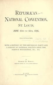 Republican national convention, St. Louis, June 16th to 18th, 1896 | Open Library