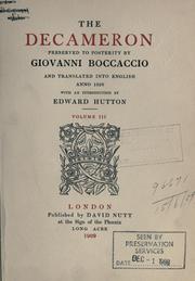 Cover of: Decamerone by Giovanni Boccaccio