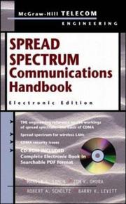 Cover of: Spread spectrum communications handbook by Marvin Kenneth Simon