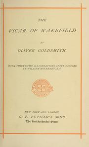 Cover of: The Vicar of Wakefield by Oliver Goldsmith