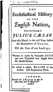 Cover of: Historiae ecclesiasticae gentis anglorum by Saint Bede the Venerable, John Stevens