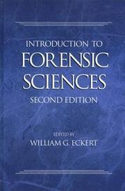 Cover of: Introduction to forensic sciences by William G. Eckert