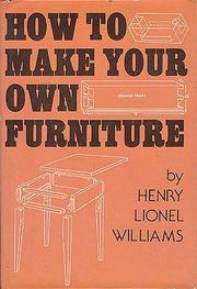 How to make your own furniture