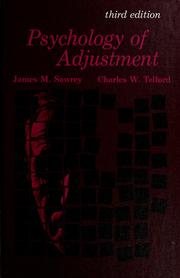 Psychology of adjustment by James M. Sawrey