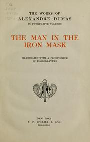 Cover of: The man in the iron mask by E. L. James