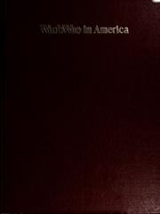 Cover of: Who's who in America, 1980-1981 by Marquis