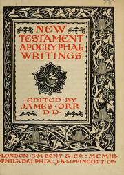 New Testament apocryphal writings | Open Library