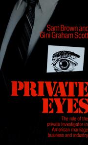 Cover of: Private eyes by Sam Brown