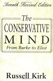Cover of: The conservative mind by Russell Kirk
