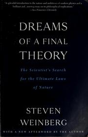 Image result for dreams of a final theory by steven weinberg