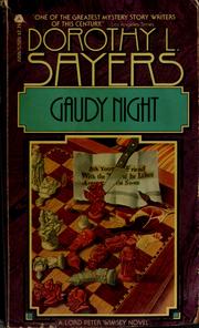 dorothy sayers gaudy night dorothy sayers gaudy night